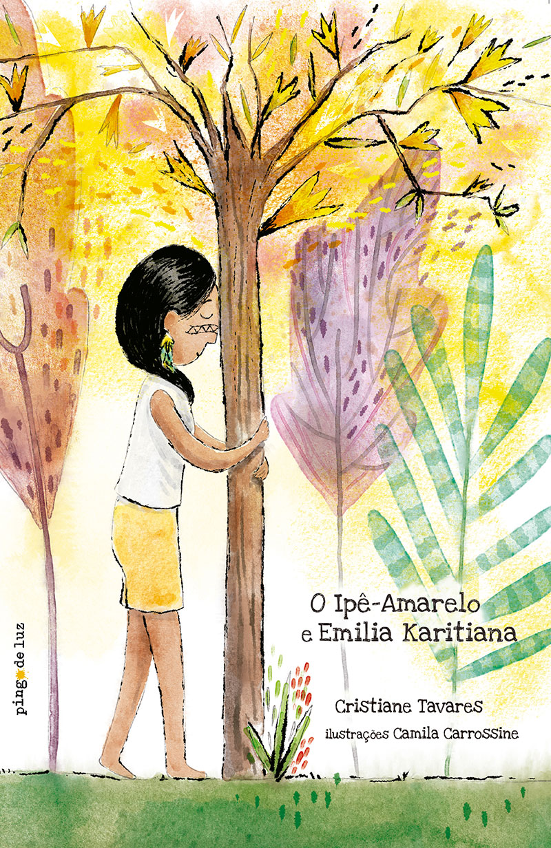 Capa e Link do livro "O Ipê-amarelo e Emilia Karitiana"