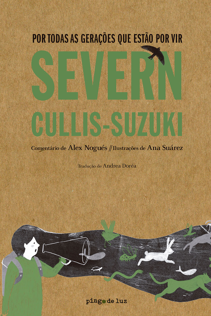 Capa e Link do livro "Por todas as gerações que estão por vir – Severn Cullis-Suzuki"